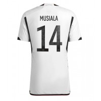 Koszulka piłkarska Niemcy Jamal Musiala #14 Strój Domowy MŚ 2022 tanio Krótki Rękaw